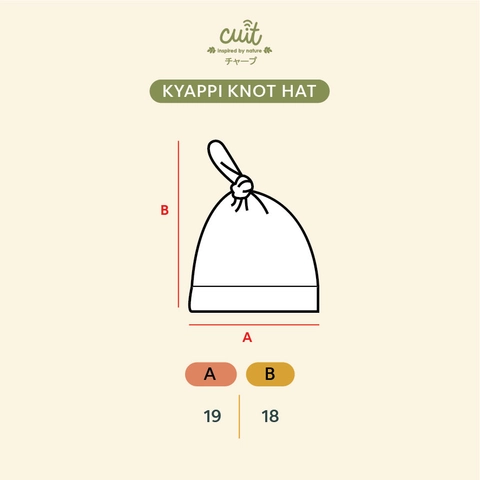 CUIT Baby Kyappi Knot Hat (Topi Tali Bayi)